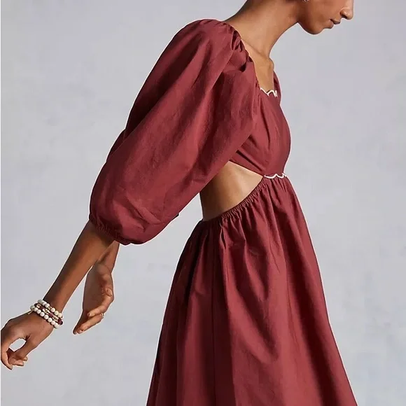 Forever that girl anthropologie Puff Sleeve Dress - Picture 2 of 6